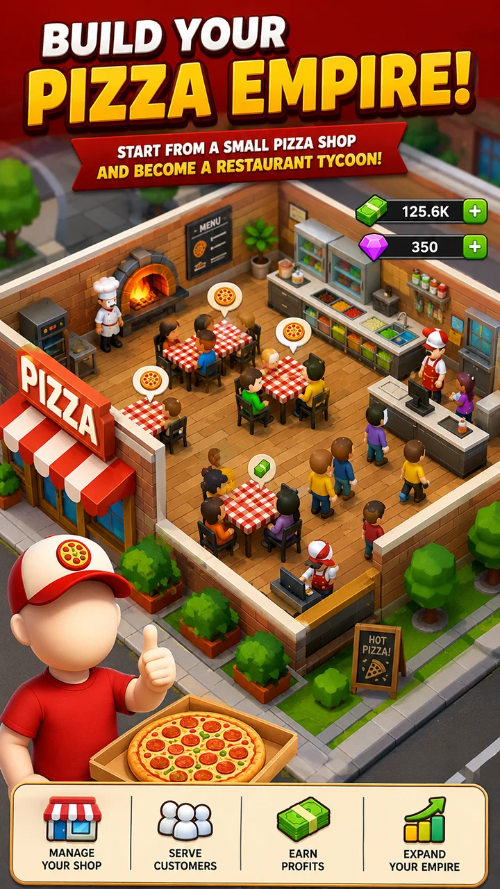 Pizza Restaurant Tycoon screenshot